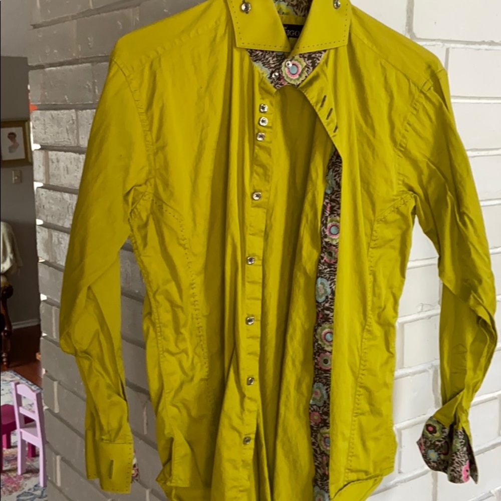 Green neon dress shirt